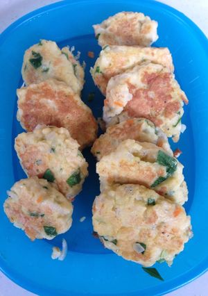 離乳食後期ハンペン五目お焼き-レシピのメイン写真