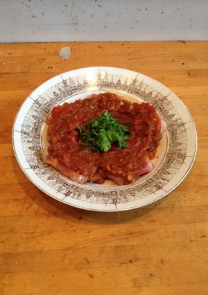 バスク風、鶏肉のトマトソース掛け-レシピのメイン写真