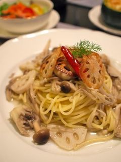 きのことレンコンのパスタ-レシピのメイン写真