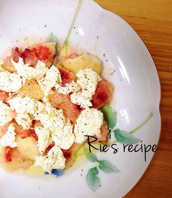 専用ページ　モモさん＆モッツァレラさんおまとめ発送 桃モッツァレラ♡ by Rie♪♪♪ 【クックパッド】 簡単おいしい