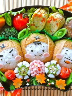 キャラ弁☆大賞受賞レシピ!「忍者稲荷」-レシピのメイン写真