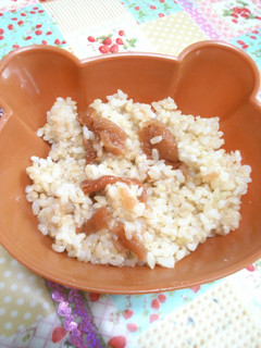 玄米梅ご飯-レシピのメイン写真