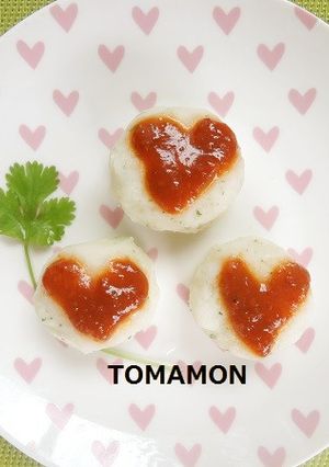 ❤簡単とまモンのマッシュポテトボール❤-レシピのメイン写真