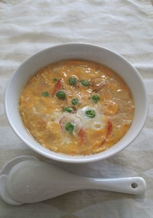 レンジで簡単☆天津飯風あんかけごはん-レシピのメイン写真