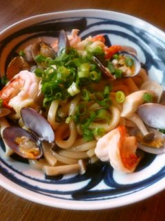 海鮮焼きうどん♪-レシピのメイン写真