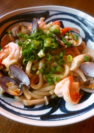 海鮮焼きうどん♪-レシピのメイン写真