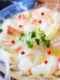 鯛の塩こうじカルパッチョ-レシピのメイン写真