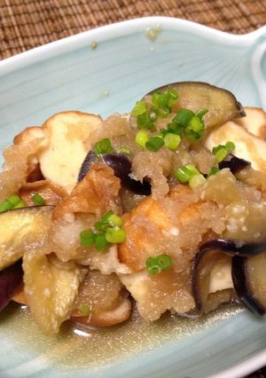 天ぷらと茄子のさっぱり焼き浸し-レシピのメイン写真