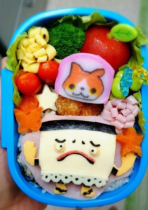 妖怪ウォッチ キャラ弁 ムリカベ-レシピのメイン写真