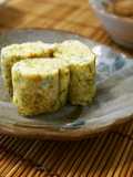 白だしと青海苔入り厚焼き卵