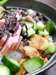 簡単・火いらず*揚げ玉丼-レシピのメイン写真