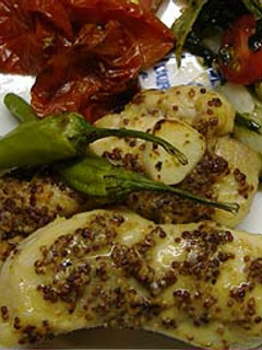 シークワーサーでチキンのマスタード焼き!-レシピのメイン写真