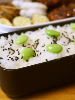 お弁当に☆枝豆と黒胡麻のご飯-レシピのメイン写真