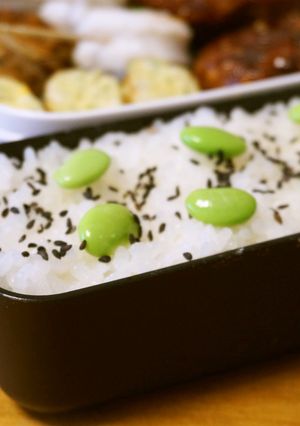 お弁当に☆枝豆と黒胡麻のご飯-レシピのメイン写真