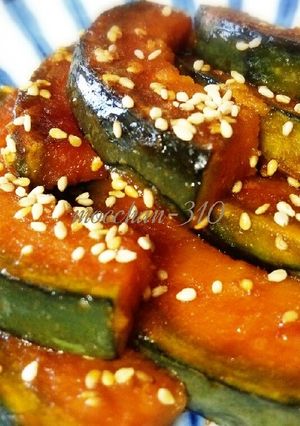 かぼちゃの甘辛炒め＊フライパンさっと一品-レシピのメイン写真