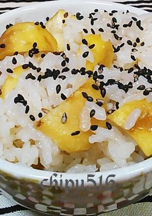 簡単　子供が喜ぶ炊飯器で栗ご飯栗下拵え付-レシピのメイン写真