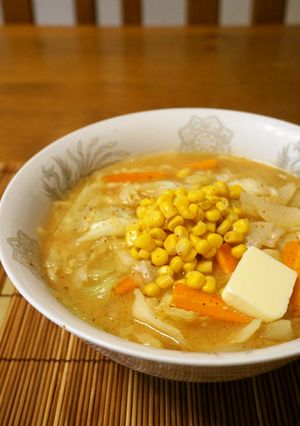 ランチに☆味噌バターコーンラーメン-レシピのメイン写真