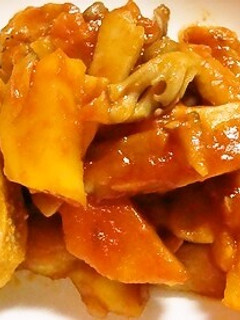 豚肉とサツマイモのトマトソース煮込み-レシピのメイン写真