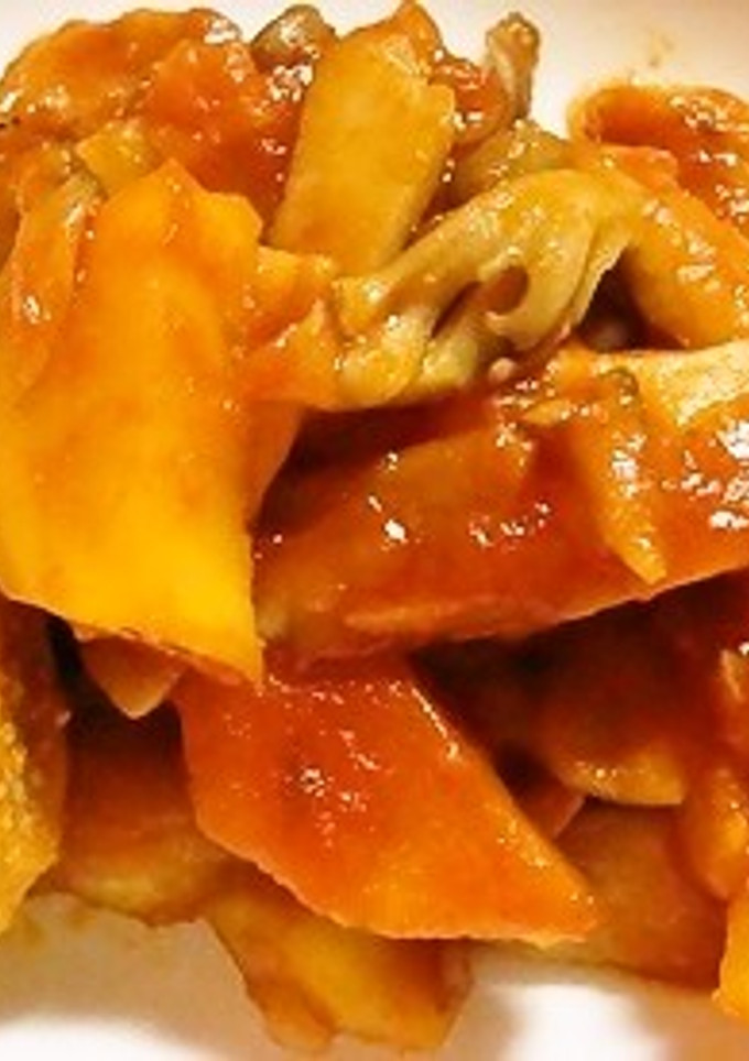 豚肉とサツマイモのトマトソース煮込み-レシピのメイン写真