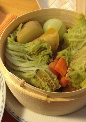 簡単!野菜の蒸籠-レシピのメイン写真