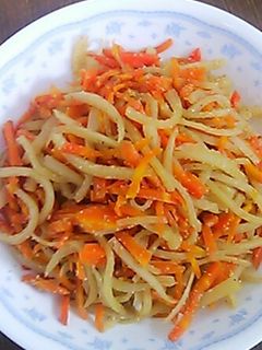 大根の皮のあっさり♪きんぴら♪-レシピのメイン写真