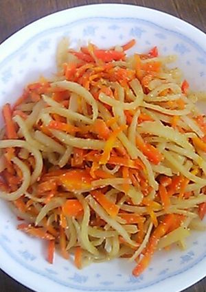 大根の皮のあっさり♪きんぴら♪-レシピのメイン写真