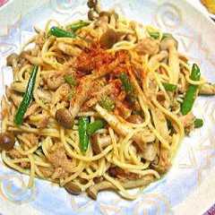 รูปของ ツナとシメジの和風パスタ