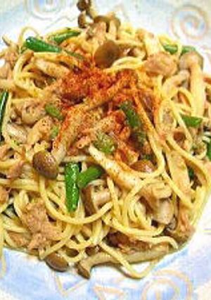 ツナとシメジの和風パスタ-レシピのメイン写真