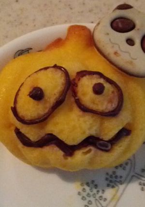 ハロウィーンぱんだ-レシピのメイン写真