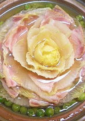 ベーコンと白菜のボタン煮（鍋）-レシピのメイン写真