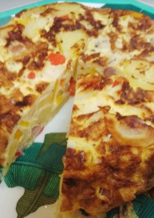 ★お手軽★簡単♪スパニッシュオムレツ♪-レシピのメイン写真