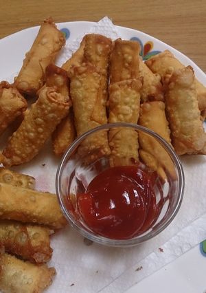 子ども＆パパにも大好評ソーセージ春巻-レシピのメイン写真