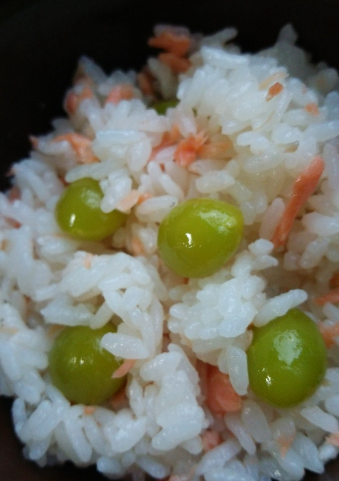 銀杏と鮭の混ぜご飯-レシピのメイン写真
