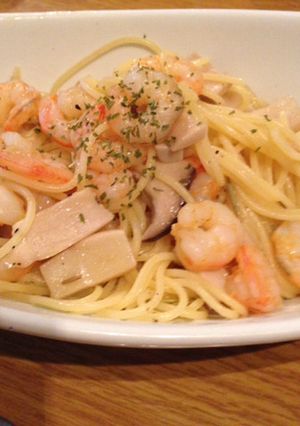 エビとエリンギの香草パスタ-レシピのメイン写真