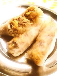 ☺節約レシピ☆豚肉と玉子の生春巻き☺-レシピのメイン写真