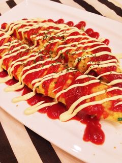 とろん♡簡単♡納豆オムレツ♫朝食、子供に-レシピのメイン写真