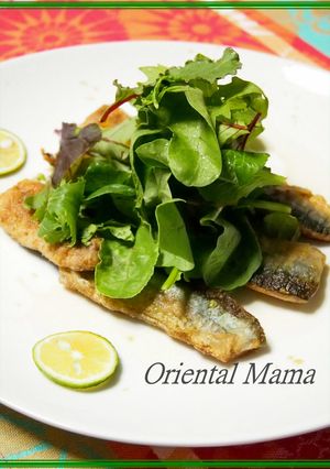 クミン&ガーリックな秋刀魚揚げ焼き-レシピのメイン写真