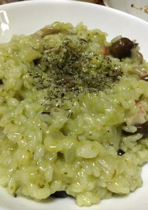 レトルトで簡単♪バジルリゾット-レシピのメイン写真
