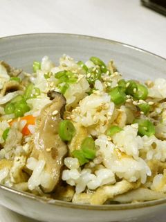 豚小間&ゴボウの炊き込みご飯✿-レシピのメイン写真