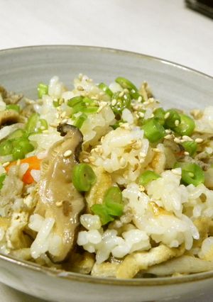 豚小間＆ゴボウの炊き込みご飯✿-レシピのメイン写真