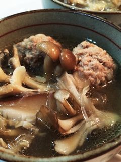 豚挽肉だんごときのこ色々スープ-レシピのメイン写真