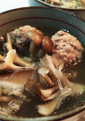 豚挽肉だんごときのこ色々スープ-レシピのメイン写真