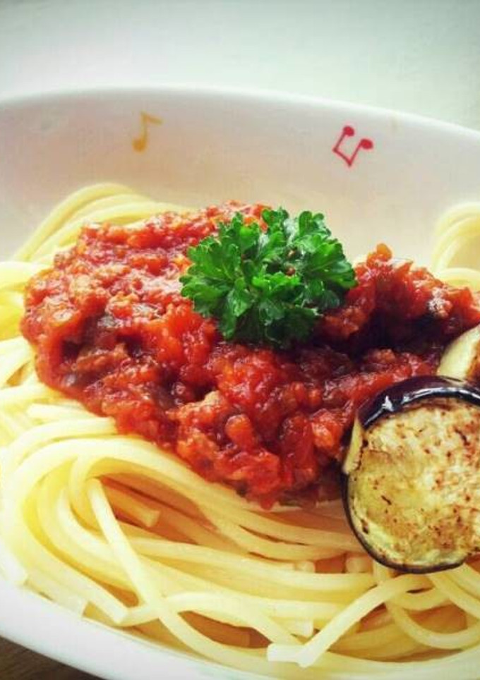 基本の完熟トマトソースdeミートソース-レシピのメイン写真