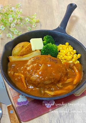 超絶品＊簡単＊煮込みハンバーグ♬-レシピのメイン写真