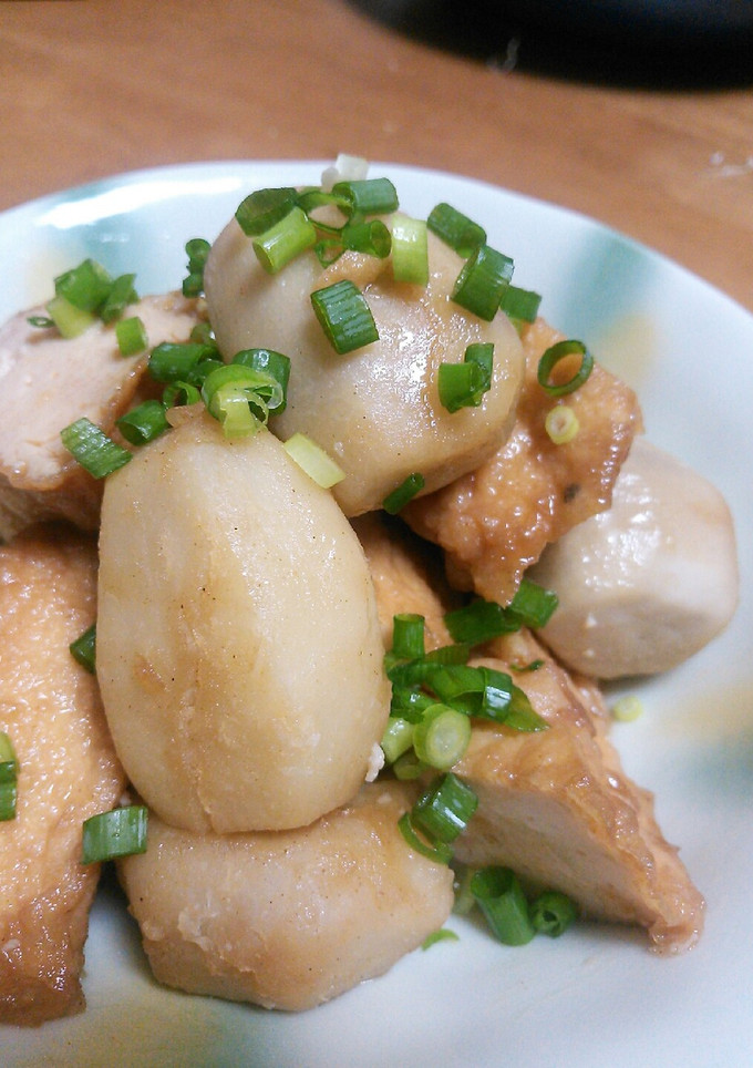 懐かしい味♡里芋と厚揚げの煮物-レシピのメイン写真