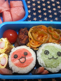 太鼓の達人キャラ弁-レシピのメイン写真