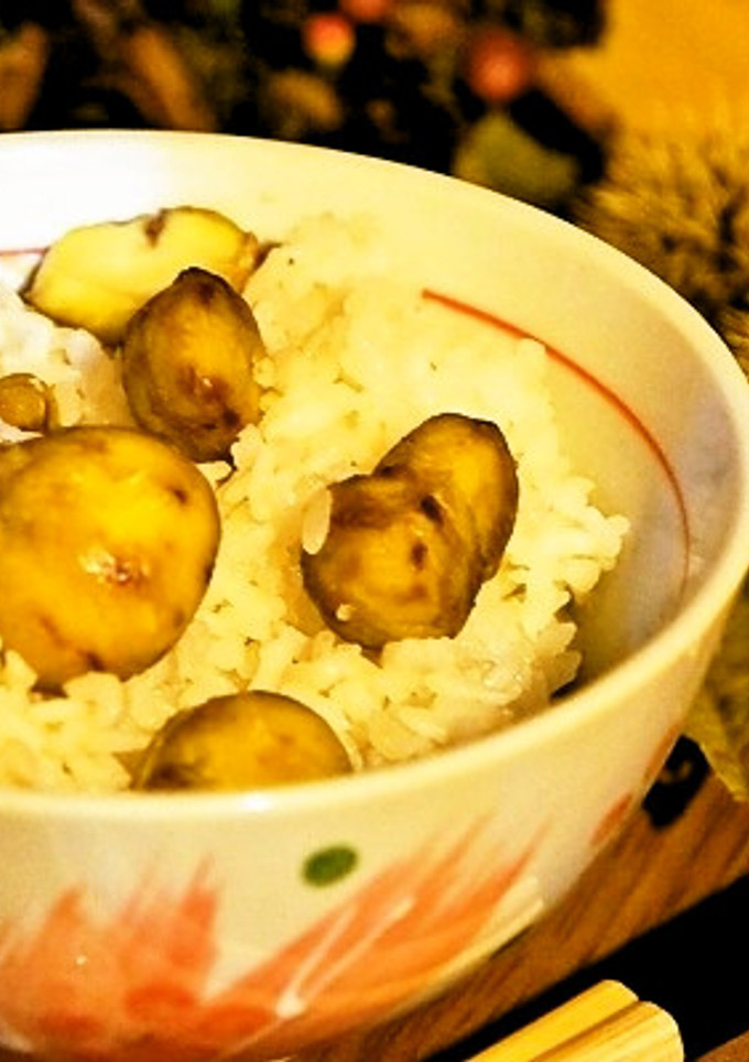 もち米なし！秋の味覚を♪かんたん栗ご飯-レシピのメイン写真