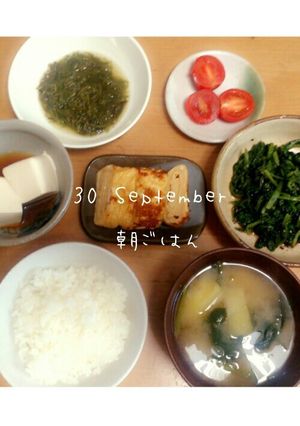 和食朝ごはん-レシピのメイン写真