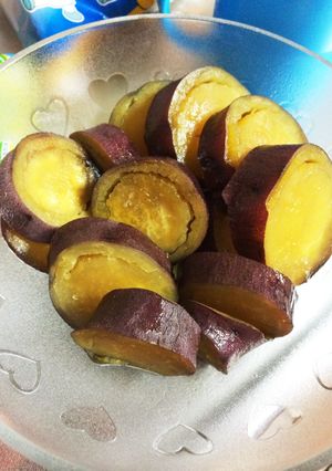 余った焼き芋リメイク！甘煮にしましょ♡-レシピのメイン写真