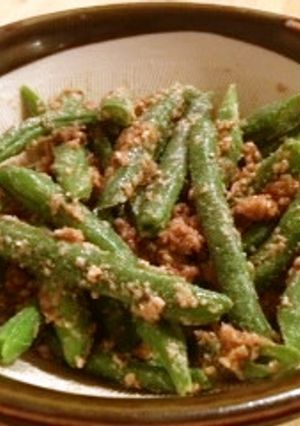 いんげんの胡麻和え♬-レシピのメイン写真